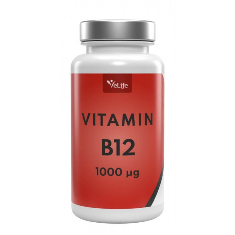 VeLife Vitamin B12 Tabletten 1000mcg (180 Stk)