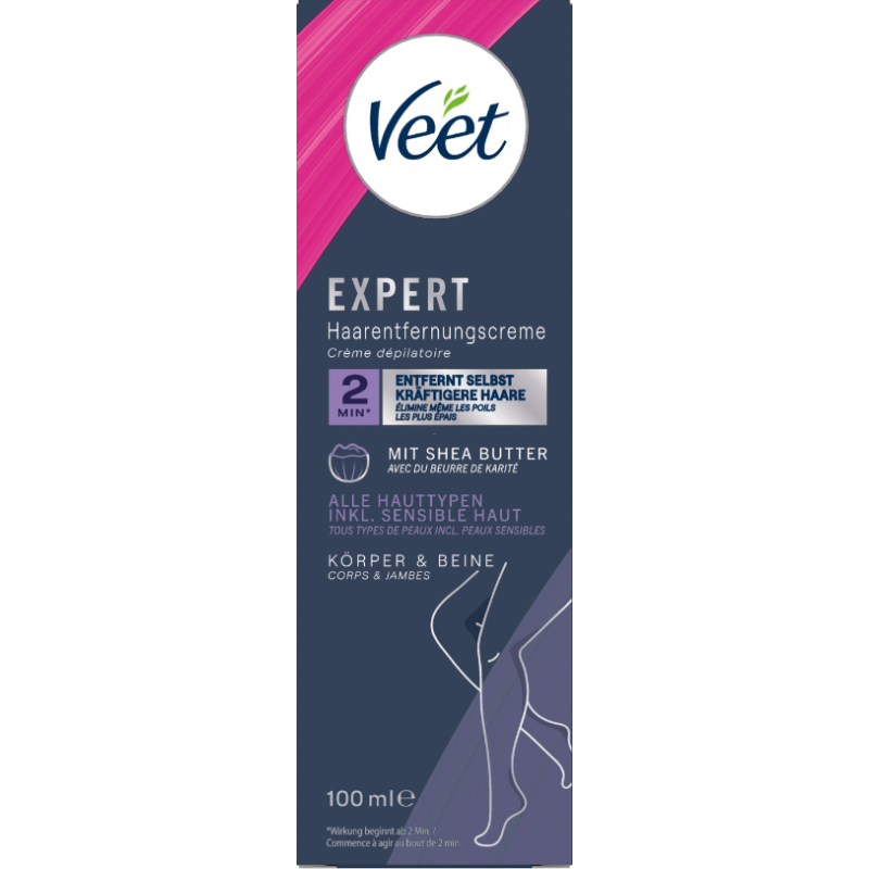 Veet EXPERT Haarentfernungscreme Körper & Beine (100ml)