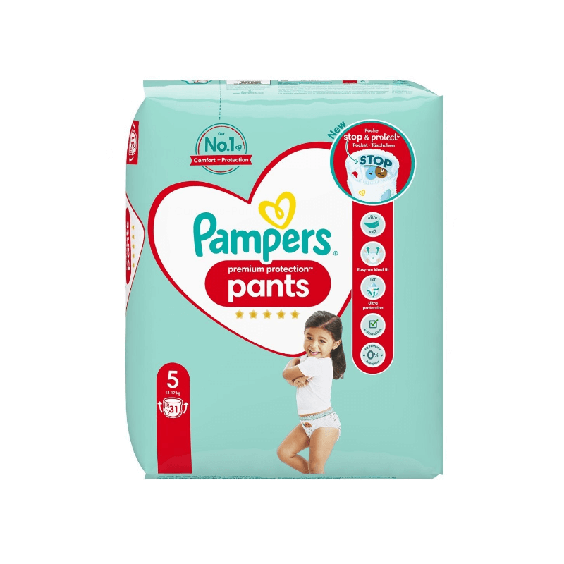 Acheter Pampers Premium Protection Pants taille 5 12-17kg (31 pcs)