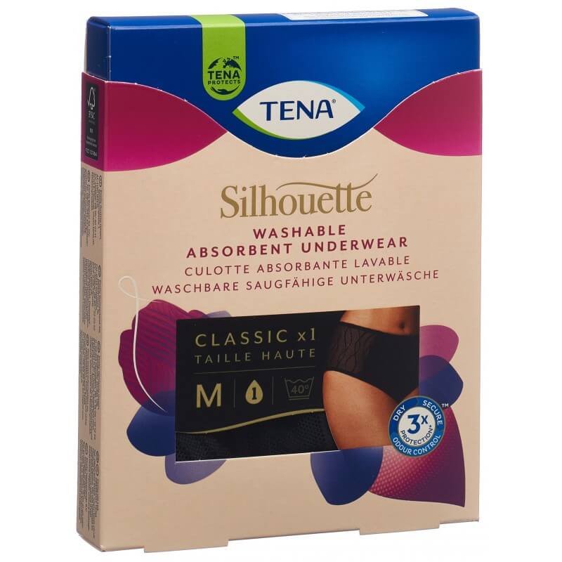Buy TENA Silhouette Classic Washable Underwear M black (1pc)