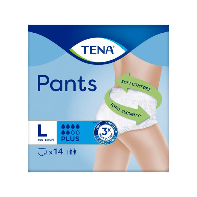 Tena Pants Plus L 100 - 135cm (14 Stk)