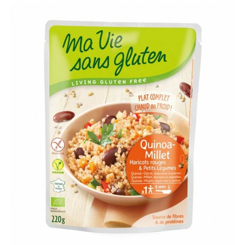 Ma vie sans gluten Fertiggericht Quinoa Hirse (220g)