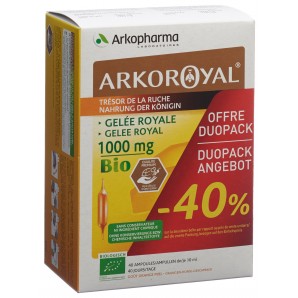 ARKOROYAL Gelee Royal 1000mg Duopack (2x20 Stk)
