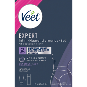 Veet EXPERT Intim-Haarentfernungs-Set (2x50ml)