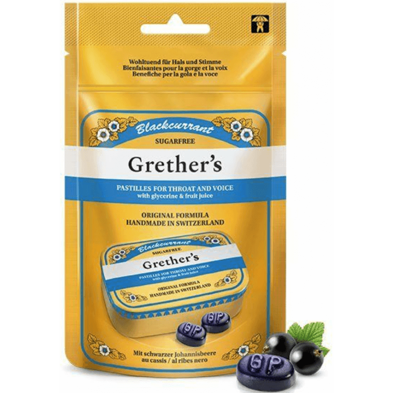 Grether's Blackcurrant Pastillen zuckerfrei (110g)