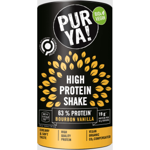 PURYA! Vegan High Protein Shake Bourbon Vanilla Bio (500g)