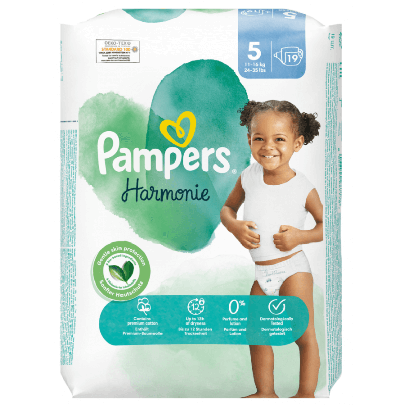 3 cartons Pampers harmonie pants taille 5 - Pampers