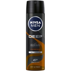 Nivea Men Deo Deep Aeros Espresso Spray (150ml)