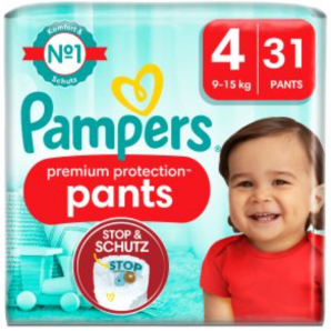 Pampers baby-dry Pants Grösse 4 9-15kg (31 Stk)