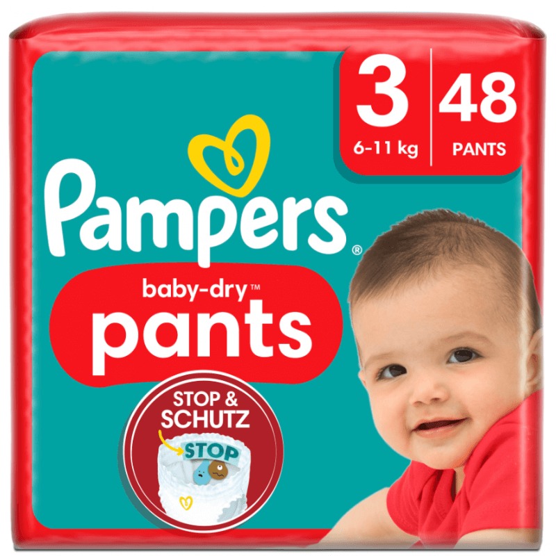 Pampers baby-dry Pants Grösse 3 6-11kg (48 Stk)