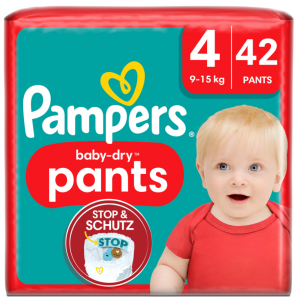 Pampers baby-dry Pants Grösse 4 9-15kg (42 Stk)