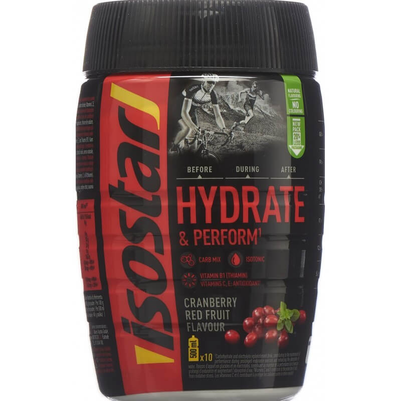isostar Hydrate & Perform Pulver Cranberry (400g)