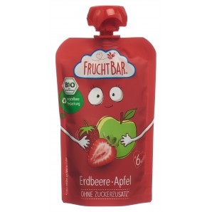 FRUCHTBAR Bio Quetschie Erdbeere Apfel (100g)