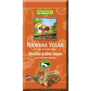 RAPUNZEL Nirwana Vegan Rice Choco mit Praliné-Füllung (100g)