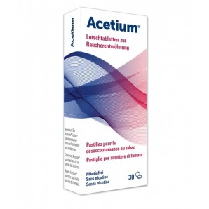 Acetium Lutschtabletten zur Raucherentwöhnung (30 Stk)