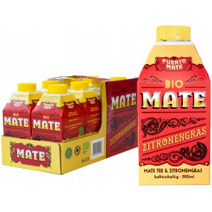 PUERTO MATE BIO Mate & Lemongrass (8x500ml)
