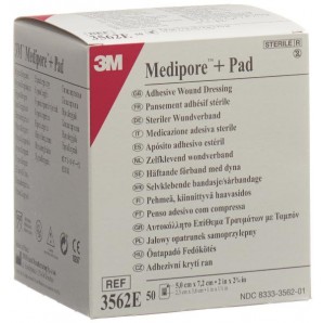 3M Medipore + pad 5x7.2cm...