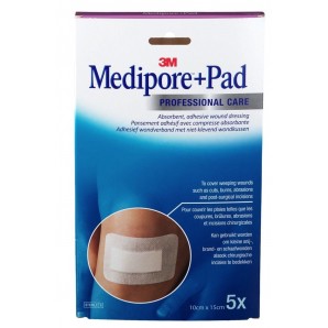 3M Medipore + pad 10x15cm...
