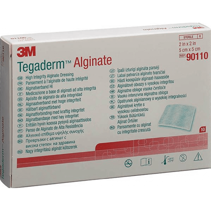 3M Tegaderm Alginat Kompresse 5x5cm (10 Stk)