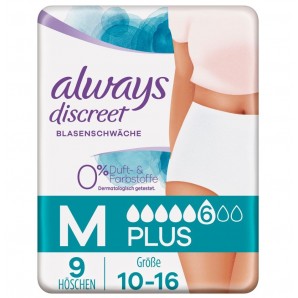 Always Discreet Inkontinenz Pants M Plus (9 Stk)