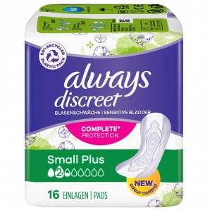 Always Discreet Inkontinenz Small Plus (16 Stk)