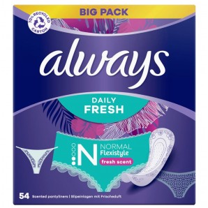 always Panty liners Flexi Normal Fresh Big Pack (54 pcs)