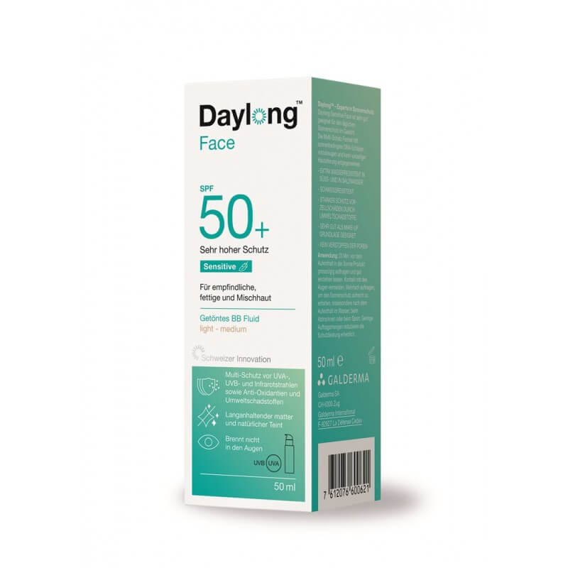 Daylong Sensitive Face getöntes BB Fluid SPF 50+ (50ml)
