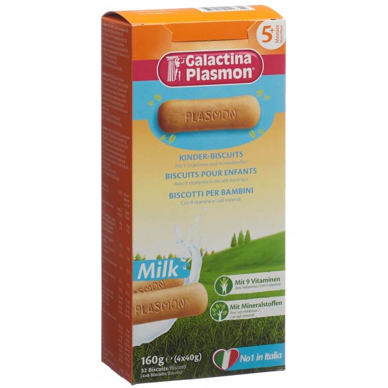 Galactina Plasmon Milk Kinder-Biscuits (4x40g)