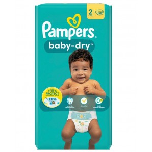 Pampers Baby Dry Gr.2 4-8kg Mini Sparpack (58 Stk)
