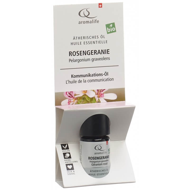 Buy Aromalife TOP Rose Geranium Essential Oil Organic (5ml)