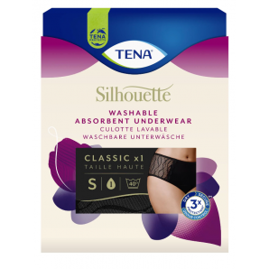 TENA Silhouette Classic Washable Underwear S schwarz (1 Stk)