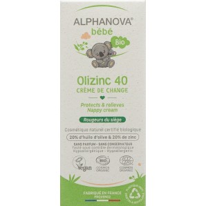 ALPHANOVA bébé Olizinc 40 Wundschutzcreme Bio (50g)