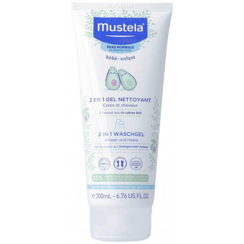 Mustela 2in1 Waschgel für normale Haut (200ml)