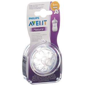 PHILIPS AVENT Natural Sauger 4 6M+ (2 Stk)