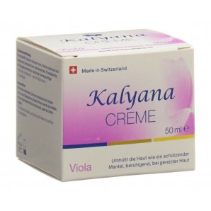 Kalyana 14 Cream with viola...