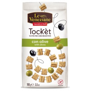 Le Veneziane Tocket mit Oliven glutenfrei (100g)