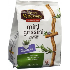 Le Veneziane Mini Grissini Rosmarin glutenfrei (250g)