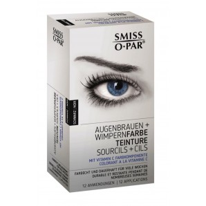 SMISS O PAR Augenbrauen- Wimpernfarbe schwarz (5ml)