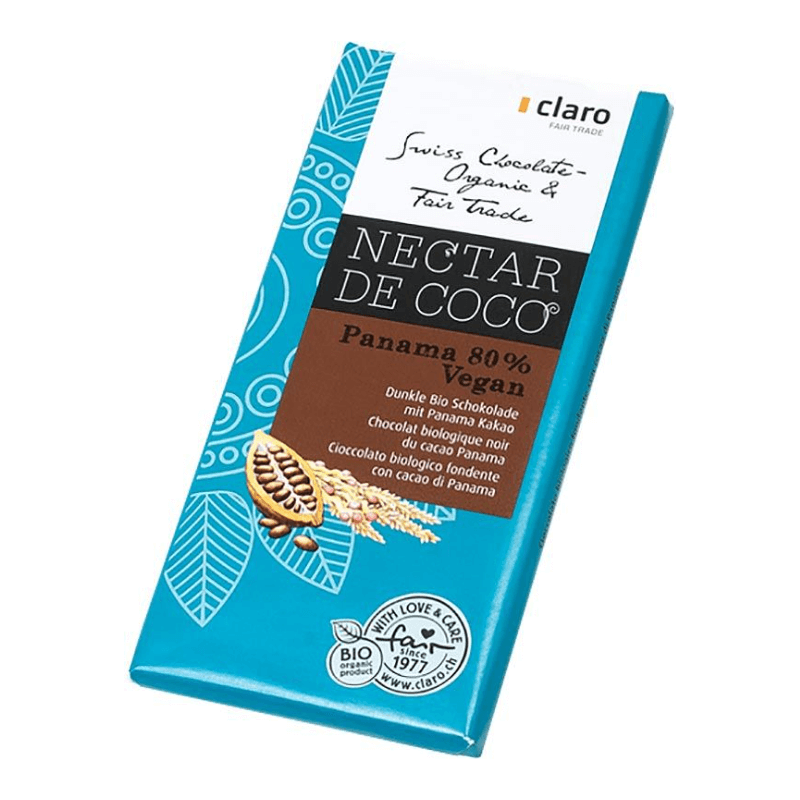 claro Nectar de Coco Schokolade Panama 80% Vegan Bio (100g)