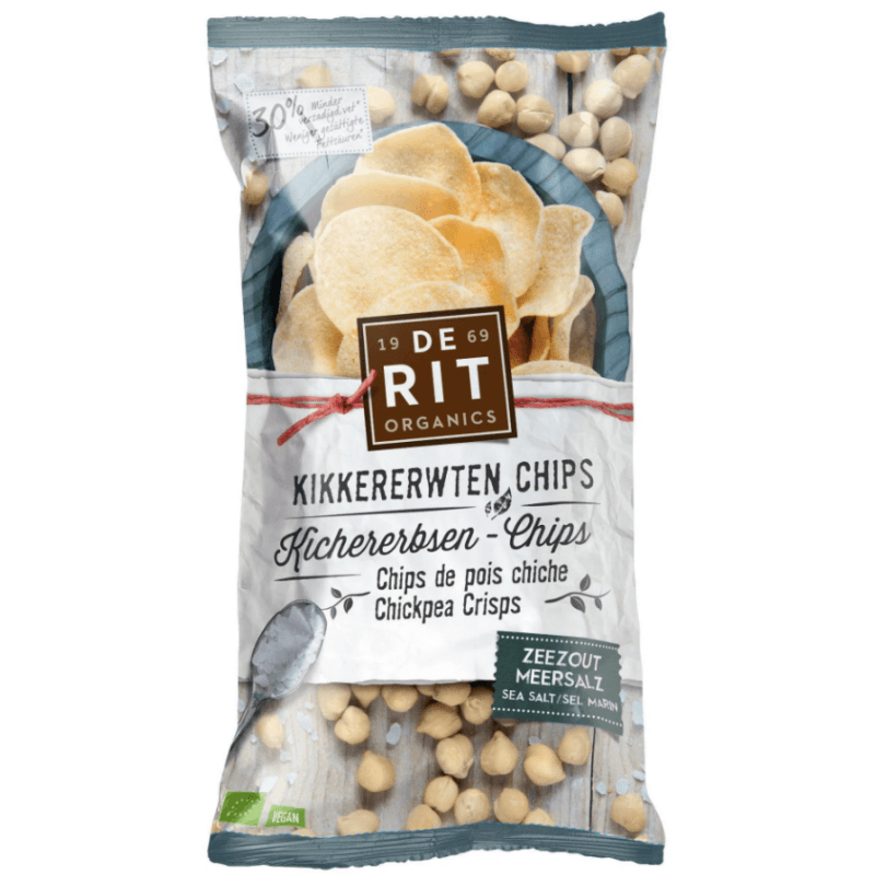 DE RIT Kichererbsen-Chips Meersalz (75g)
