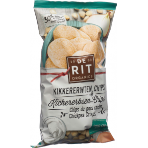 DE RIT Kichererbsen-Chips Sour Cream + Onion (75g)