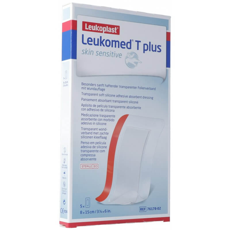 Leukomed T plus skin sensitive 8x15cm (5 Stk)