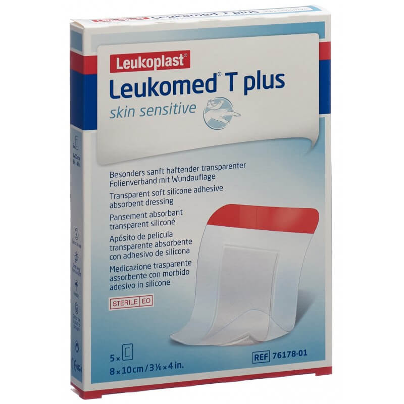 Leukomed T plus skin sensitive 8x10cm (5 Stk)