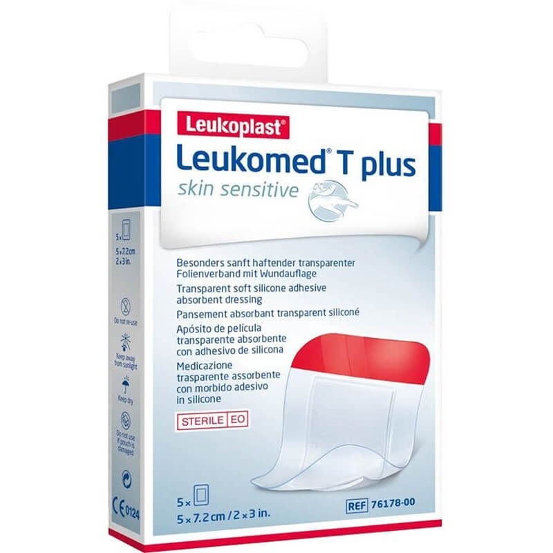 Leukomed T plus skin sensitive 5x7.2cm (5 Stk)
