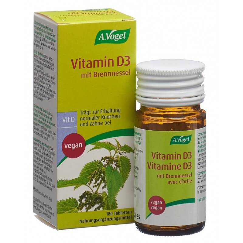 A. Vogel Vitamin D3 mit Brennnessel Tabletten (180 Stk)