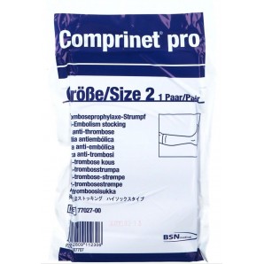 Comprinet pro Thromboseprophylaxe-Strumpf A-D Grösse 2 30-38cm weiss (1 Paar)