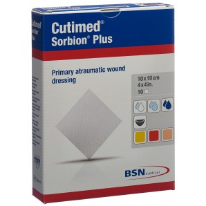 Buy Cutimed Siltec Sorbact B 10x10cm (10 pcs)