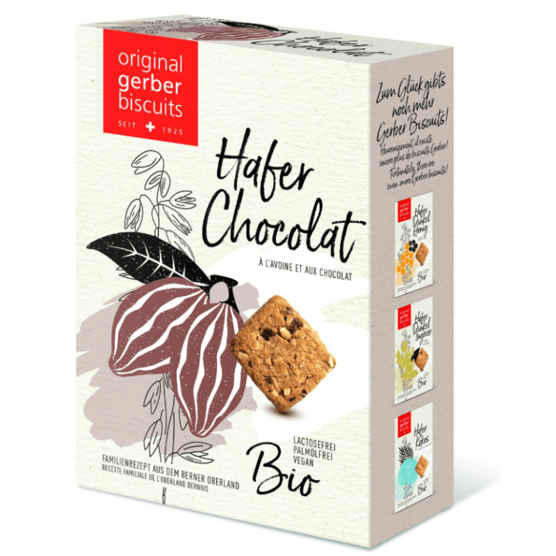Gerber Biscuits Hafer Chocolat Biscuits Bio (2x80g)
