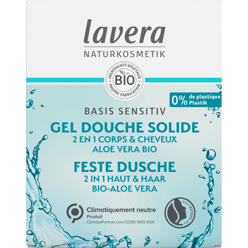 Lavera basis sensitiv Feste Dusche 2in1 Haut & Haar (50g)