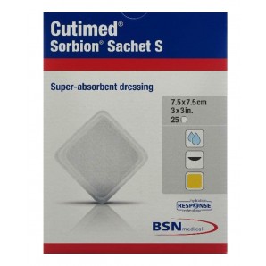 Cutimed Sorbion Sachet S 7.5x7.5cm (25 Stk)